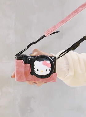适用于索尼A5000保护套 A5100A6400 A6000A6100相机包底座皮套壳