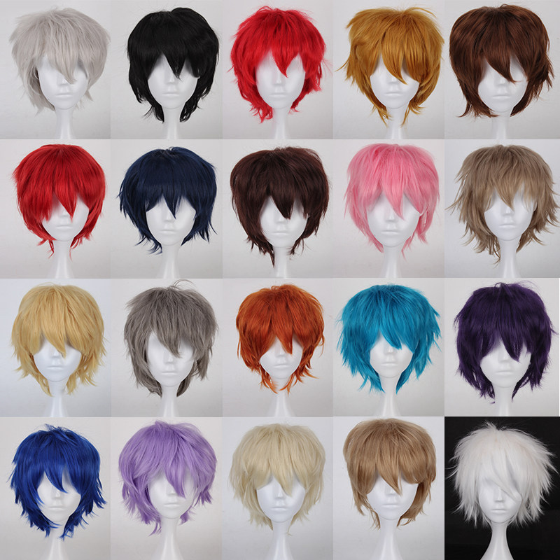 秋叶风 万用反翘短发30厘米假毛黑白金木研款动漫COS男士假发包邮在类目 美发护发/假发, 假发, 整顶假发中 - 来自Buy2taobao.com提供专业的淘宝代购服务