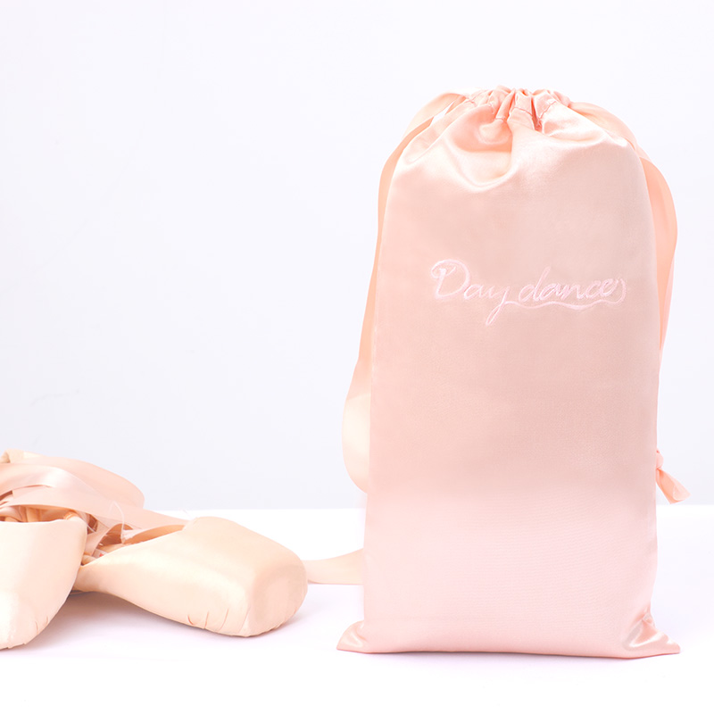 缎面舞蹈鞋包袋子抽绳芭蕾舞收纳