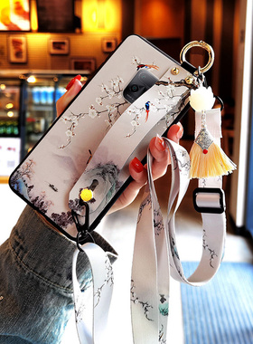 适用红米k80pro手机壳软k70女款新款k60斜跨k50pro磨砂红米Note14Pro/note13/12中国风红米Turbo3/4/红米14C