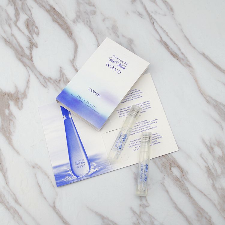 ÕýÆ·Davidoff´óÎÀ¶Å·òWAVE·ÉÎèË®¾«ÁéŮʿÏãË®ÊÔ¹ÜСÑù1.2MLÇåÐÂ