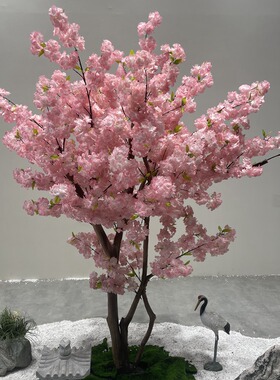 仿真樱花树桃花树许愿树室内外造景道具酒店大堂成列餐厅橱窗装饰