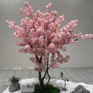 仿真樱花树桃花树许愿树室内外造景道具酒店大堂成列餐厅橱窗装饰