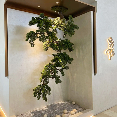 新中式酒店玄关会所高级造景装饰