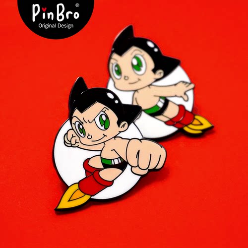 pinbro动漫锌合金男新款徽章限量