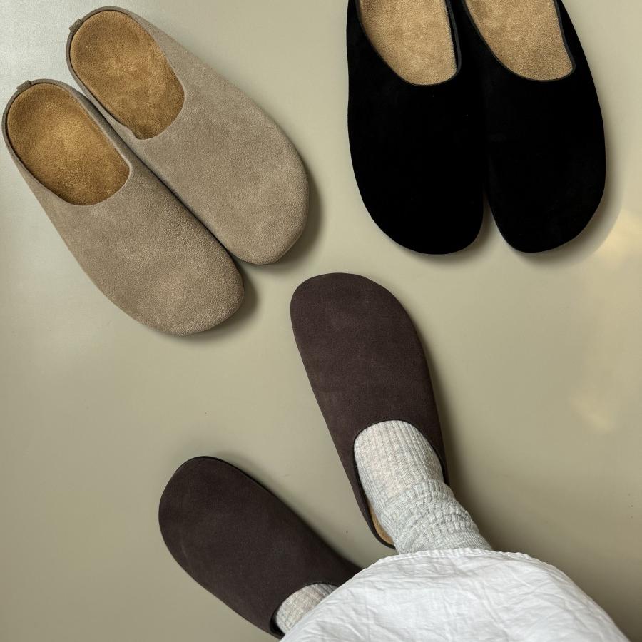 勃肯拖鞋女夏外穿软底暴走穆勒拖鞋包头真皮一脚蹬懒人半拖面包鞋