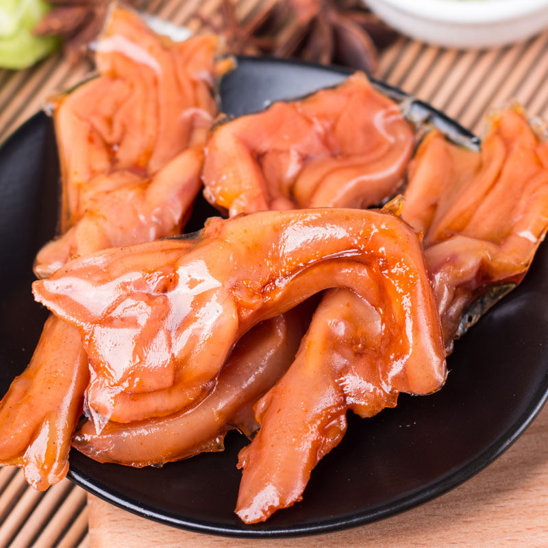 浙江温州特产 修文去骨鸭掌鸭脚 散称500g 零食 无骨鸭掌脱骨鸭爪