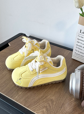 时尚女童板鞋2025春秋新款儿童软底德训鞋中大童休闲运动阿甘鞋