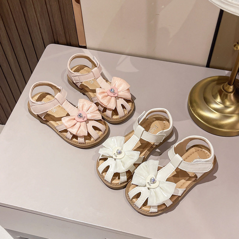 女童蝴蝶结包头公主凉鞋2025夏季新款防踢宝宝鞋儿童软底鞋学步鞋,童鞋/婴儿鞋/亲子鞋,凉鞋,淘宝优惠券,粉丝福利购,淘宝优惠卷