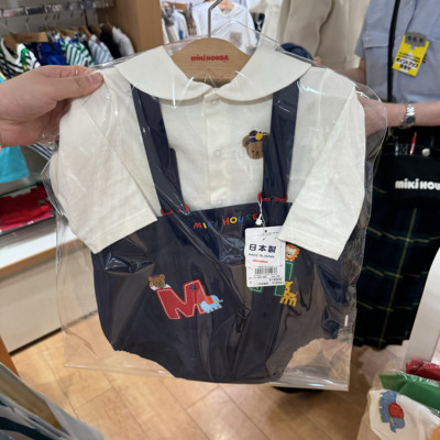 字母卡通背带pp裤田鸡裤