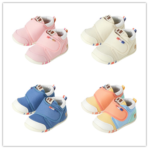 25年新款mikihouse熊一段二段学步鞋70-9324-140/70-9325-143