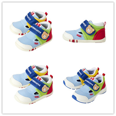 夏季新款mikihouse网面凉鞋72-9301-141/72-9302-144/72-9401-140