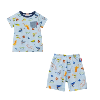 特价mikihouse恐龙短袖T恤短裤