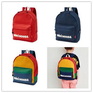 25年新款日本mikihouse字母双肩包背包书包容量8L10-8232-145