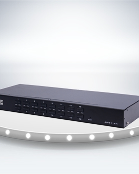 蓝宝LANBE AS-9108HA 8口高清KVM切换器USB自适应一套鼠标,键盘(USB)和显示器(HDMI)控8台计算机(带OSD菜单)