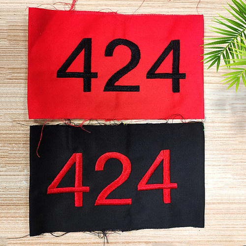 现货424加厚棉布袖标多色可选