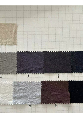 有光干丝面料 真丝混纺法式老钱风 阔腿裤连衣裙高端服装面料现货