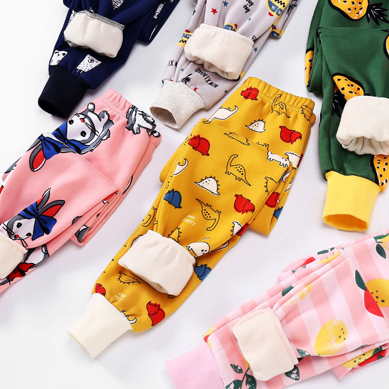 儿童加绒保暖裤男童单条裤子女童宝宝卡通睡裤加厚秋裤中大童秋冬,童装/婴儿装/亲子装,保暖裤,淘宝优惠券,粉丝福利购,淘宝优惠卷