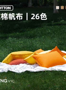 纯棉帆布大抱枕沙发床上靠垫