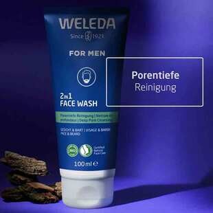 德国直邮Weleda维蕾德男士2合1洗面奶 For Men Face Wash 100 ml