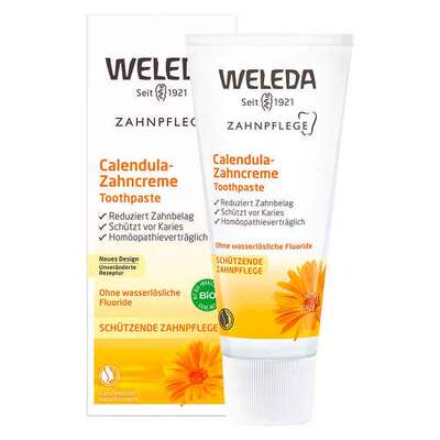 Weleda金盏花牙膏不含薄荷不含氟