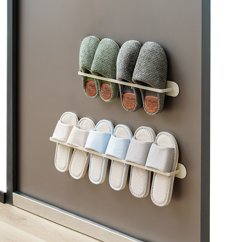 磁吸拖鞋架门后收纳鞋子的挂架