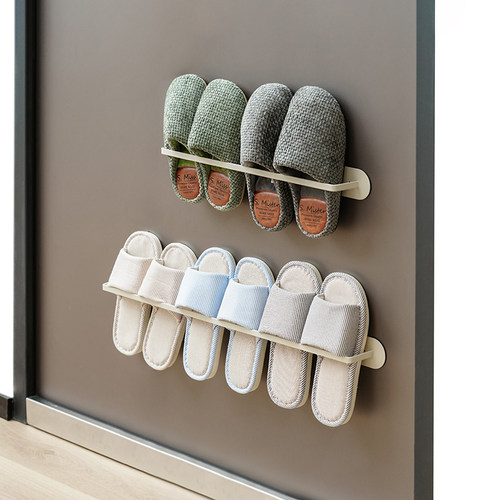 磁吸拖鞋架门后收纳鞋子的挂架