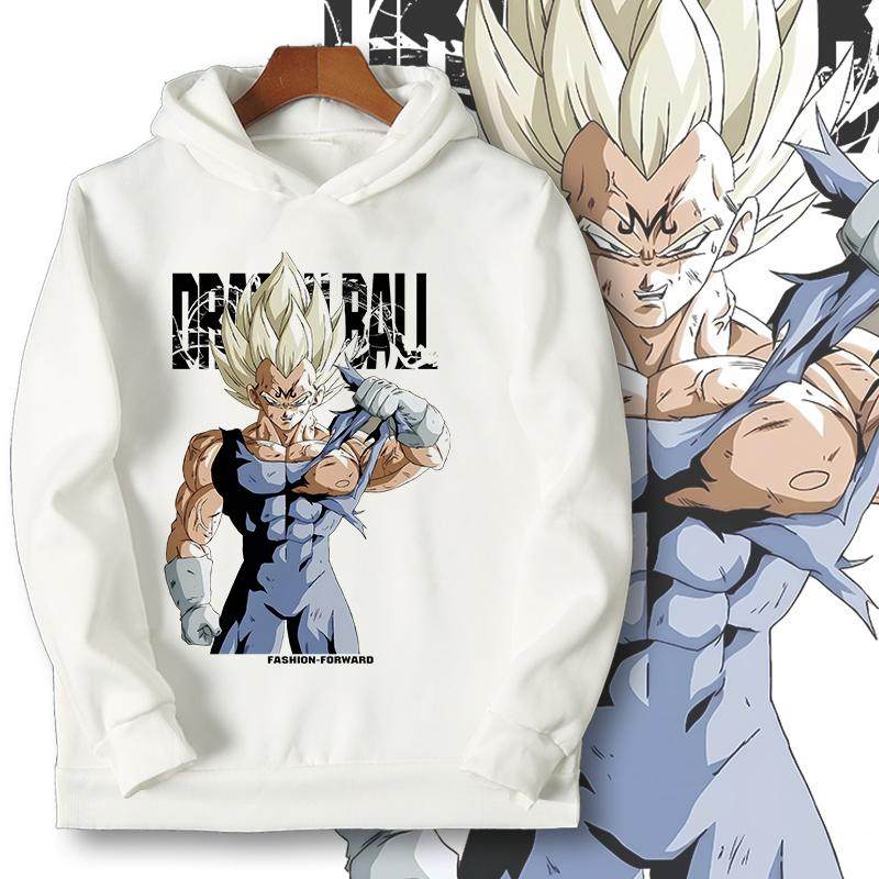 七龙珠卡通联名连帽日系动漫画贝吉塔周边衣服学生情侣装卫衣潮