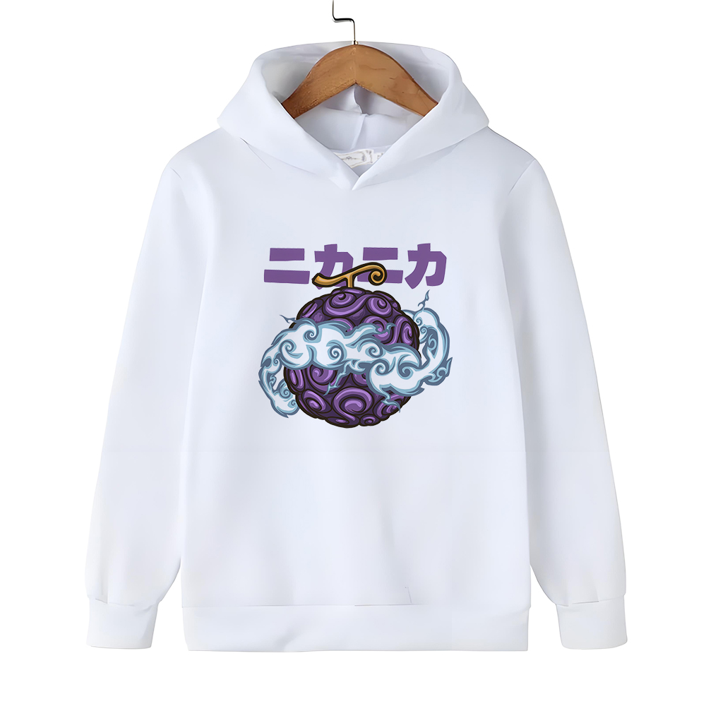 动漫上衣游戏周边海贼王航海王尼克路飞连帽卫衣电影宽松潮流衣服