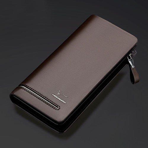 2025新款钱包男真皮长款拉链手包