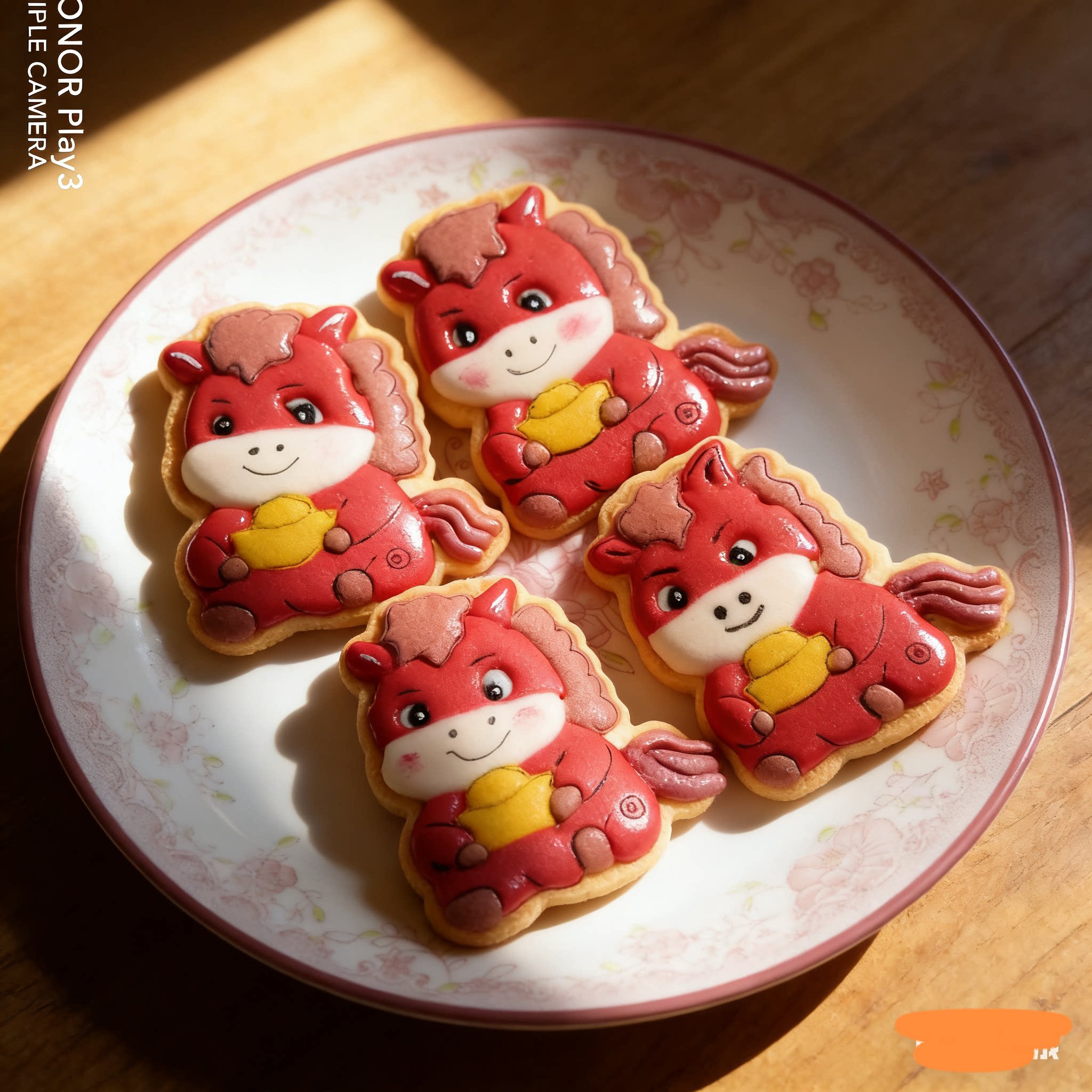 糖霜饼干定制马年春节年夜饭摆盘伴手礼回礼公司年会活动礼品生日
