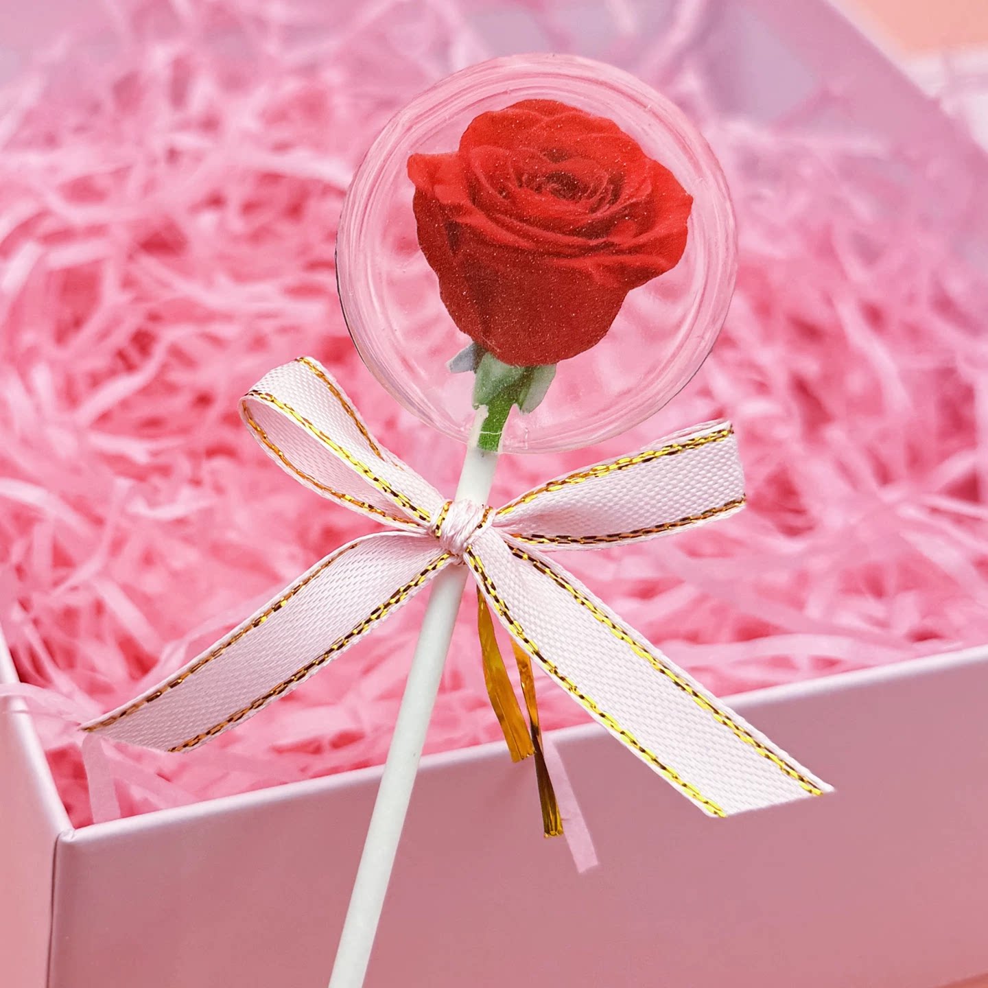 玫瑰花棒棒糖星空创意生日颜值零食少女心伴手礼情人节礼物公司礼