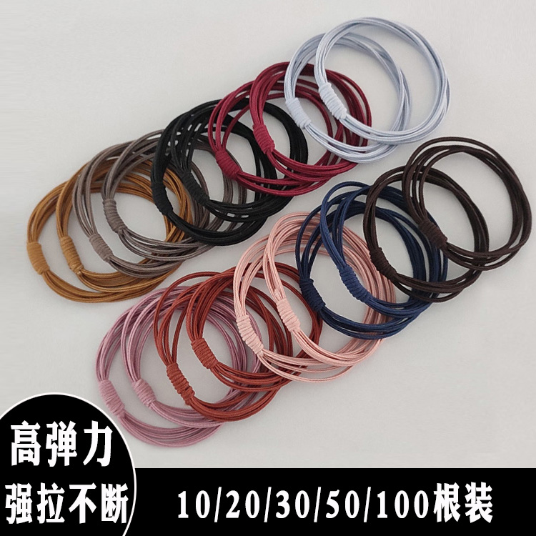 头饰头绳皮筋打结发圈发绳可爱