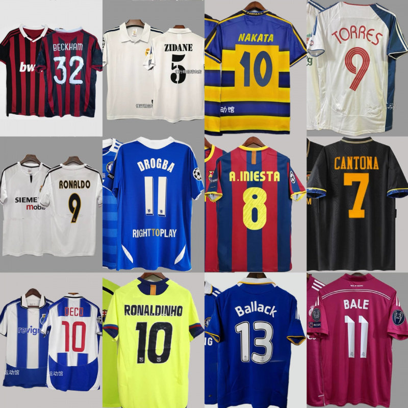 葡萄牙法国巴西意大利国家队巴萨复古足球服经典怀旧复刻足球