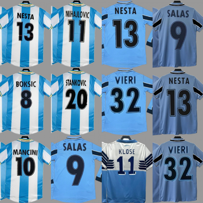 拉齐奥复古球衣足球服经典怀旧复