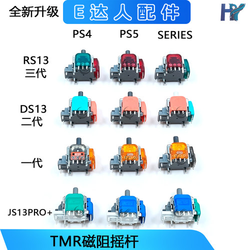 锦富TMR磁阻摇杆高精度3D