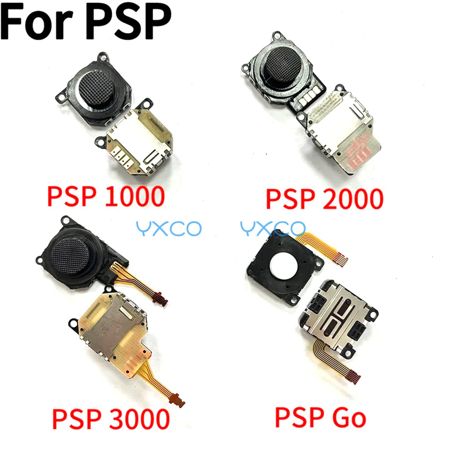 适用PSP 1000主机摇杆带帽 PSP2000/3000操纵杆 PSP GO漂移摇杆