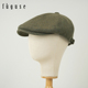 秋冬英伦休闲羊毛画家帽子男女百搭复古保暖贝雷鸭舌帽文艺前进帽