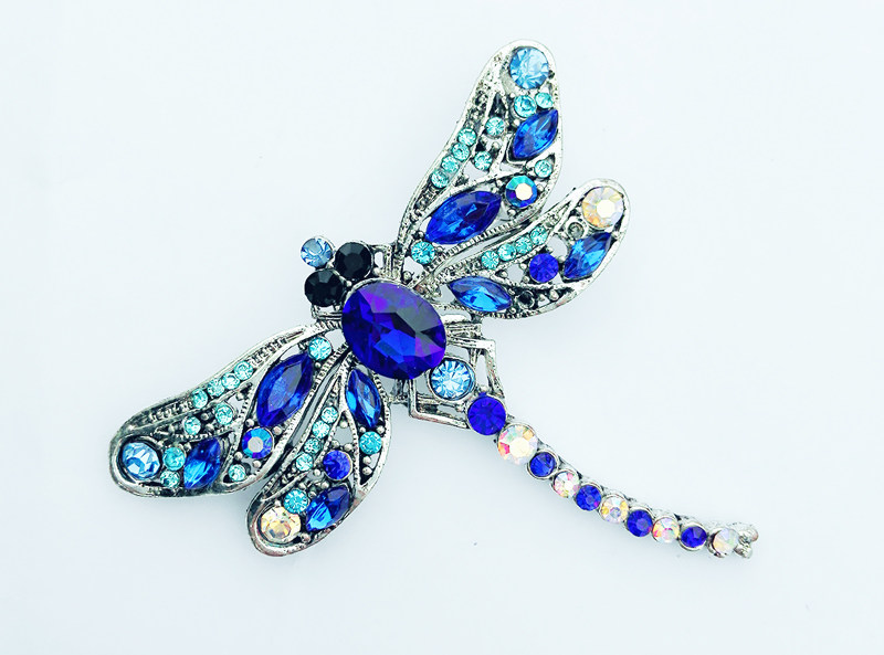 Broche femme en cristal naturel pierres semi-précieuses - Ref 1173197 Image 3