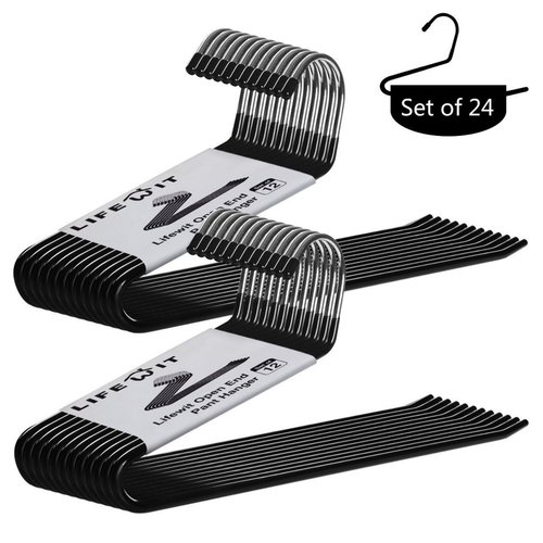 亚马逊鹅型裤架防滑浸塑收纳神器