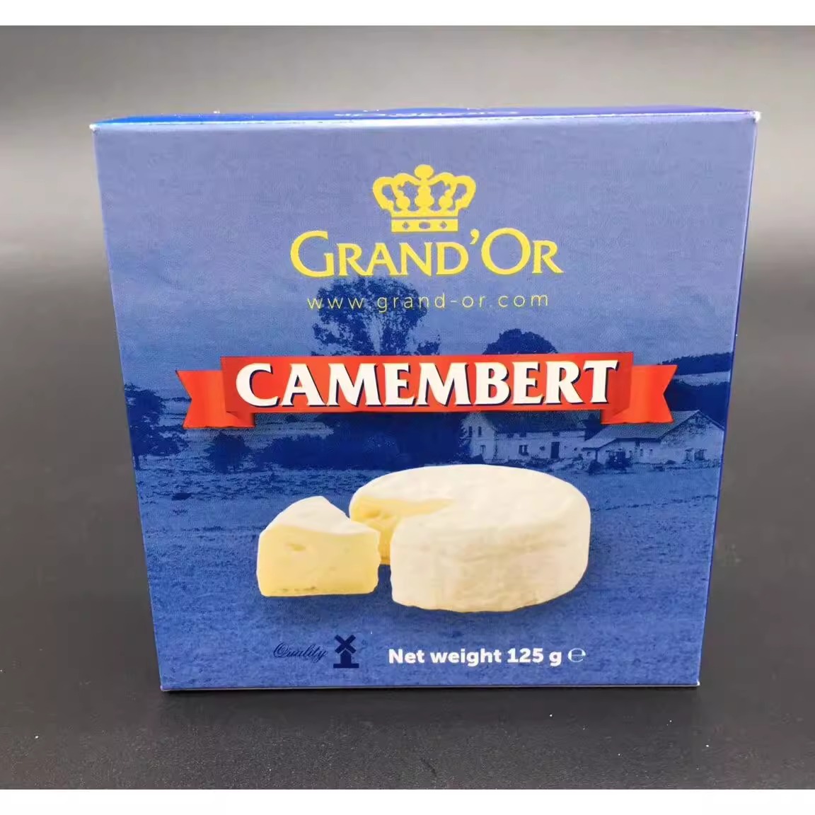 丹麦原装进口格兰特卡蒙贝尔干酪Camembert cheese Denmark奶酪块