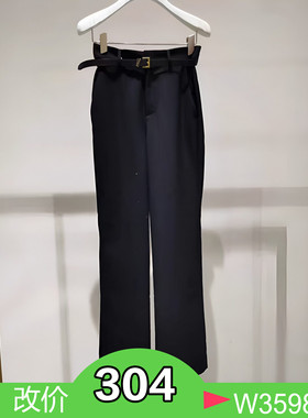 正品2E3Q417-220 D大22秋3  1599  休闲裤   黑色/深灰色