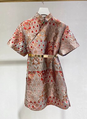 正品1E1O407-2990连衣裙裙子 2022年DM高端货品春装3-1