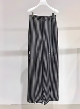 正品2H2Q403-23 D大23夏1 1899 黑色 条纹 长裤