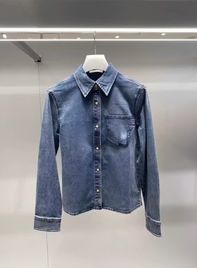 正品2H4RC08-24D大23冬1 1299 蓝色R 牛仔衬衫