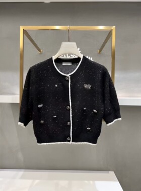 正品3H3E510 -23D小23秋3 1290 黑色 针织衫