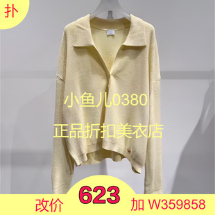 D大24秋4 2199 浅黄 正品 真丝羊毛套衫 240 中灰 2I3E401