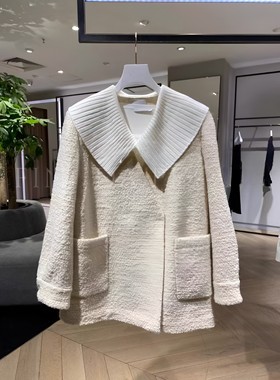 正品2E4G236-220 D大 22冬3 2999 深灰色大翻领大衣X 外套