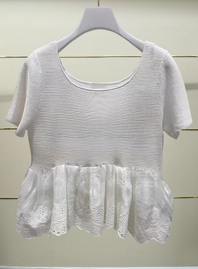 正品2J2E359-250开25夏毛织短袖吊牌1899