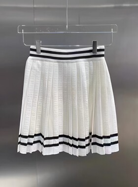 正品3H2E710-23 D小23夏4 865W 白色 百褶 针织半裙